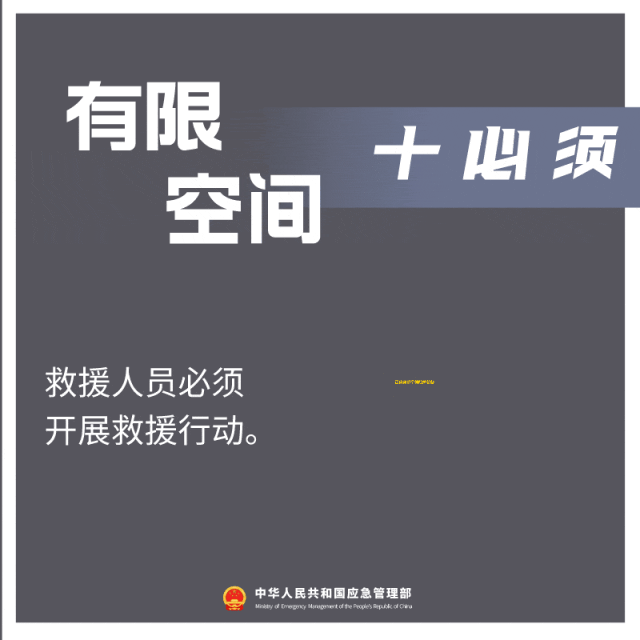 救援人員必須正確穿戴個體防護裝備開展救援行動